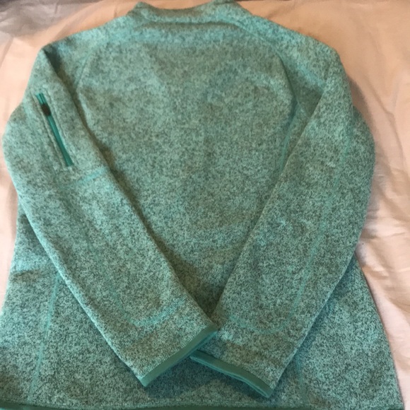 Teal mint Patagonia Better Sweater 1/4 zip NWOT L - Picture 3 of 6